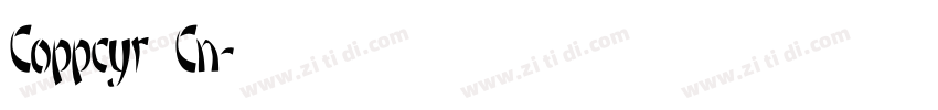 Coppcyr Cn字体转换